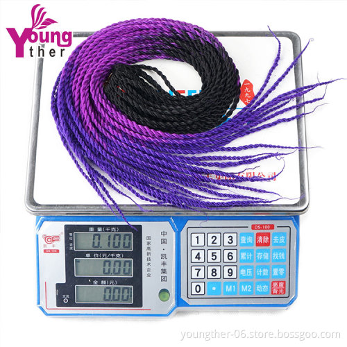 Wholesale Price Senegalese Twist Braid  24 inch Synthetic Senegalese Twist Crochet Box Braid Hair Extension